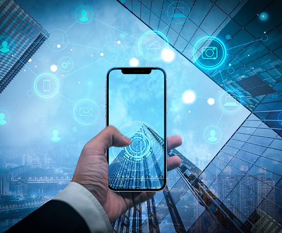 Smart phone connection scheme